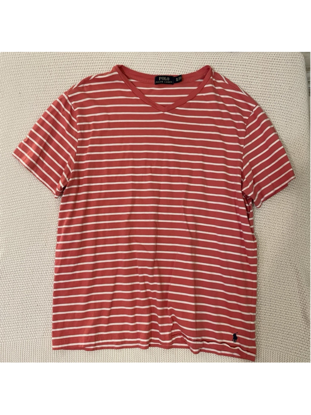 Polo by Ralph Lauren Coral striped Men's Shirt
